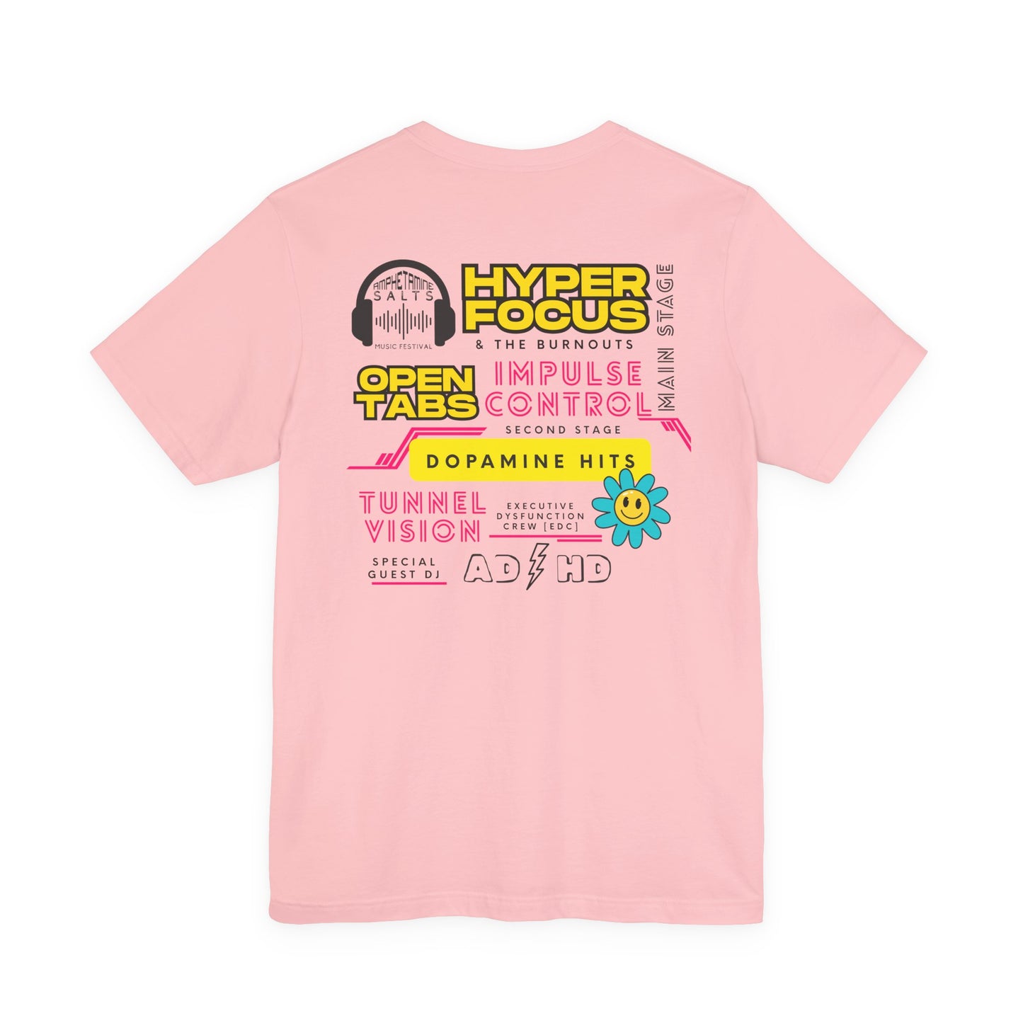 No Worries Tour - Amphetamine Salts Music Festival Shirt