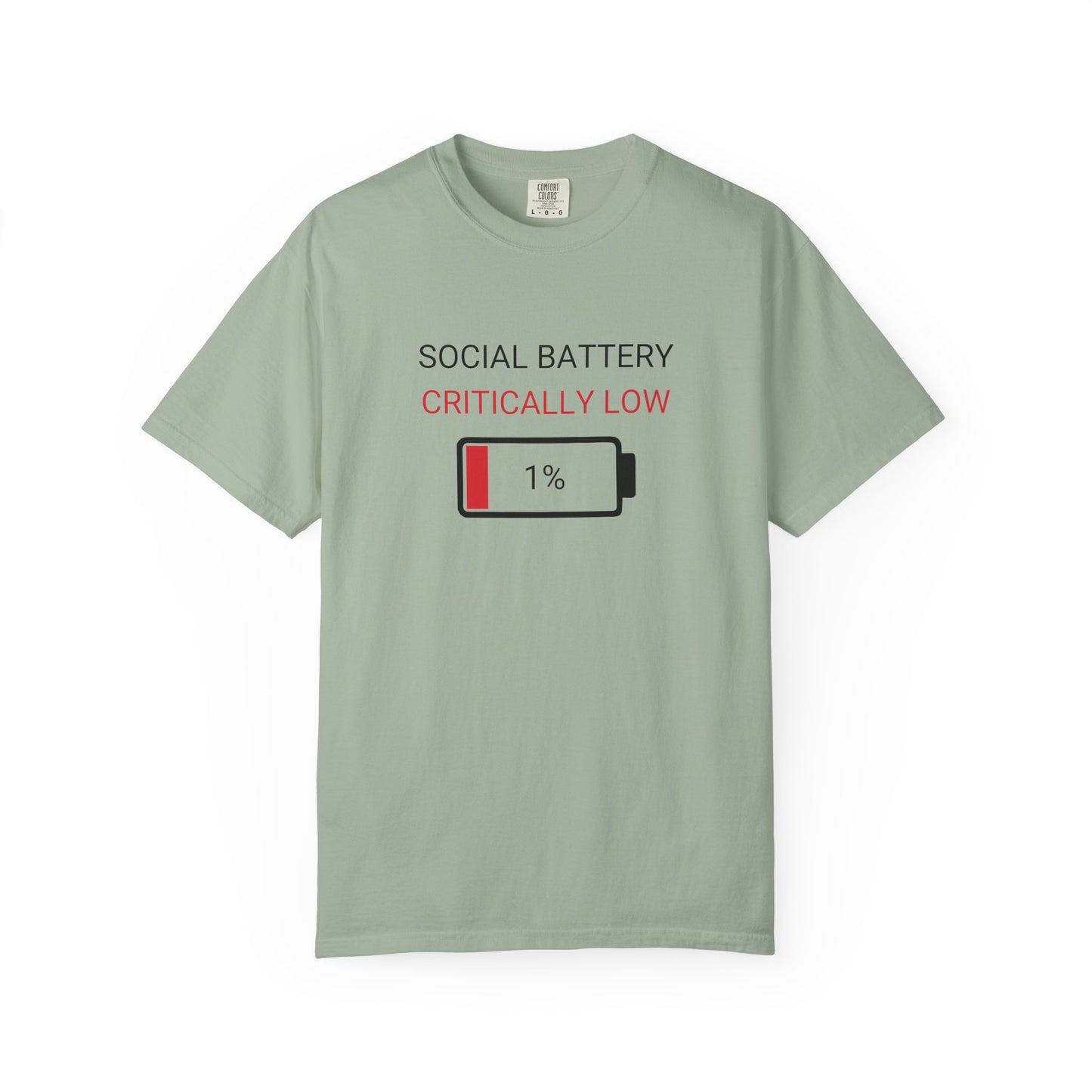 Social Battery Critically Low T-Shirt