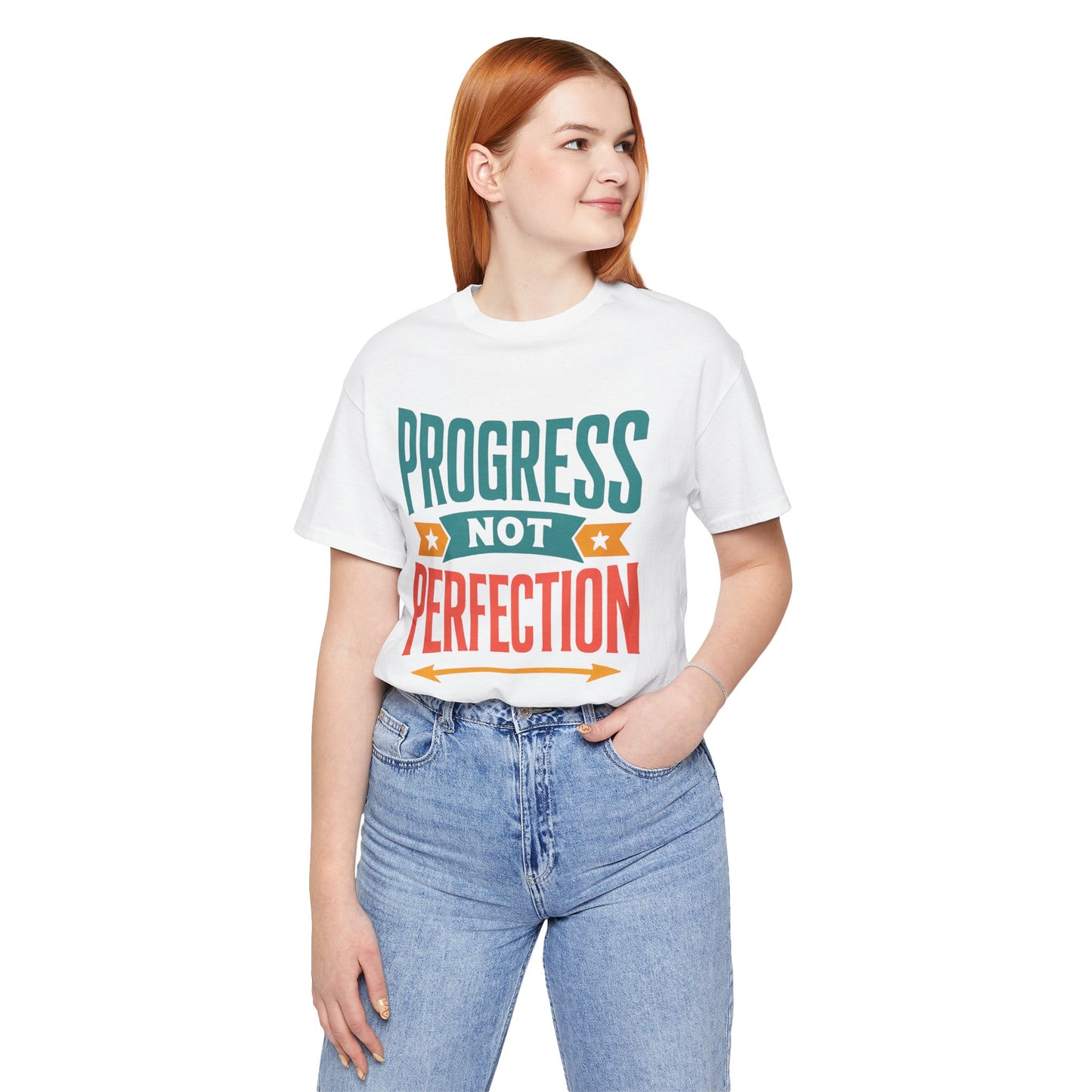 Progress Not Perfection Tee (Color)