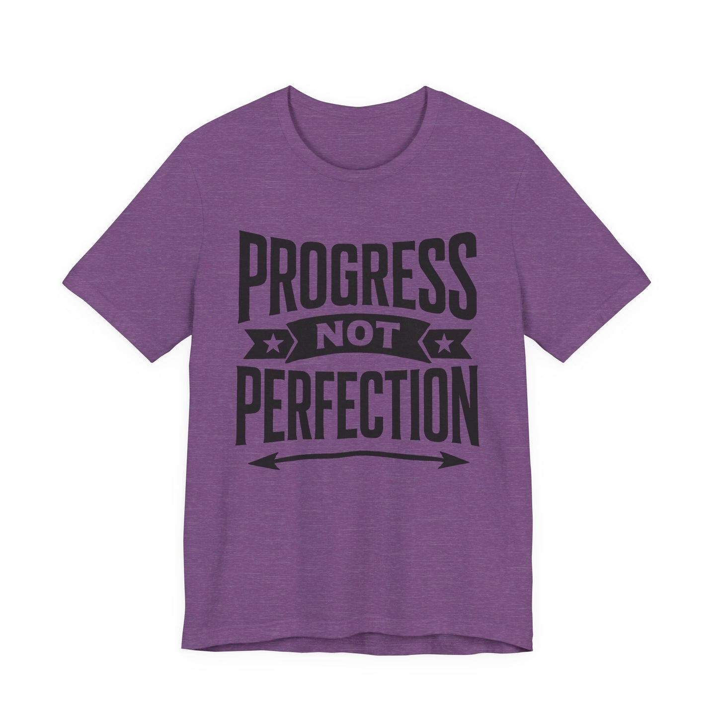 Progress Not Perfection Tee, Motivational Shirt, Unisex Workout Top, Gift for Him/Her, Casual Everyday Wear, Inspirational Clothing
