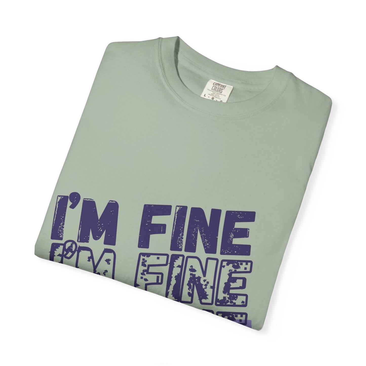 Two Truths and a Lie: "I'm Fine" Distressed T-Shirt