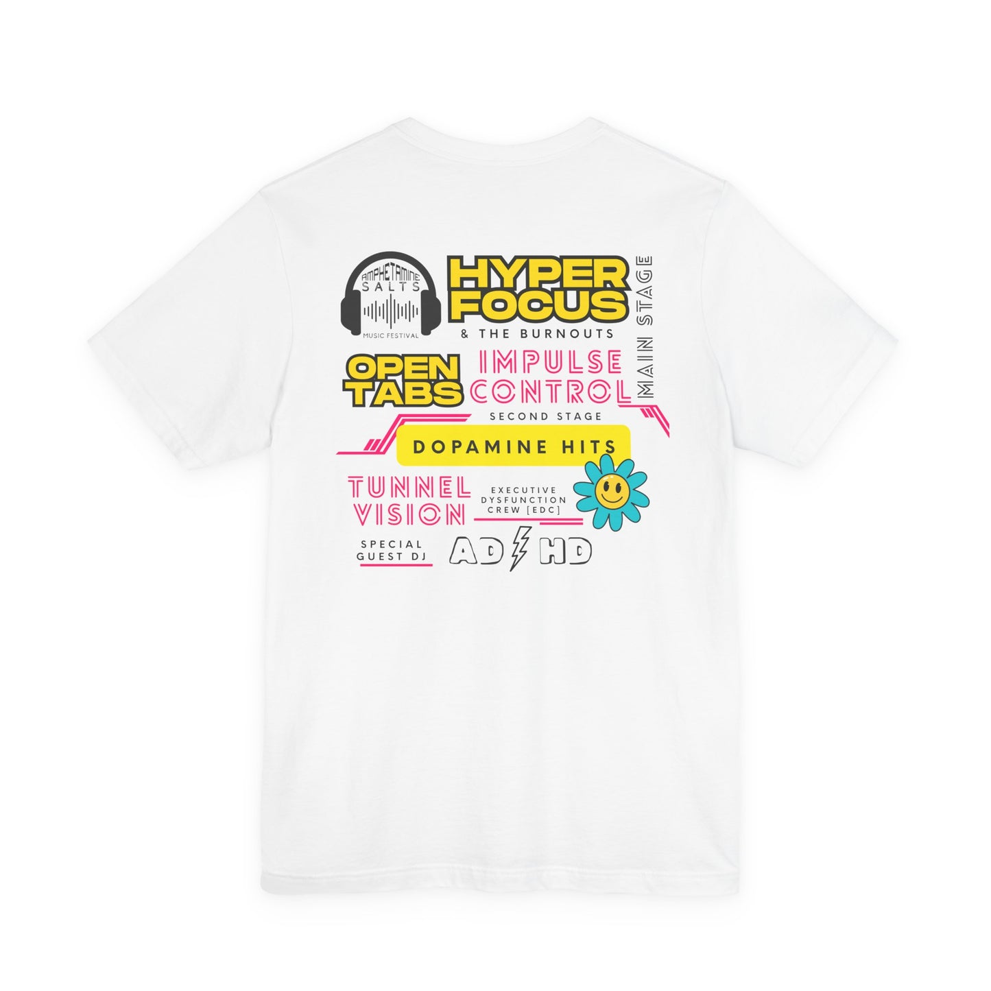 No Worries Tour - Amphetamine Salts Music Festival Shirt