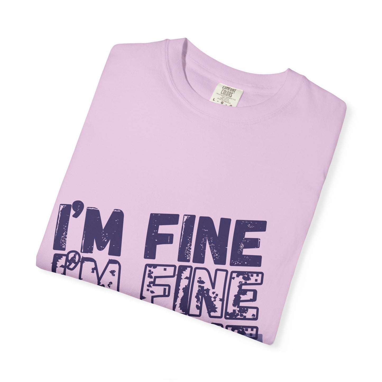 Two Truths and a Lie: "I'm Fine" Distressed T-Shirt