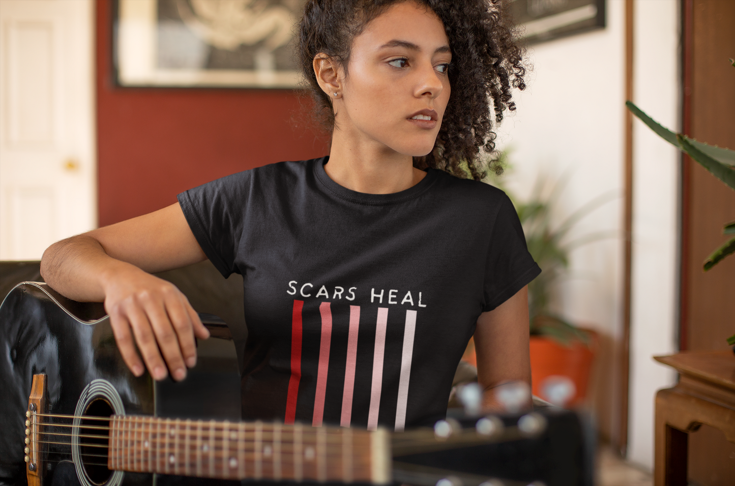 Lines of Healing Graphic Tee (Front)