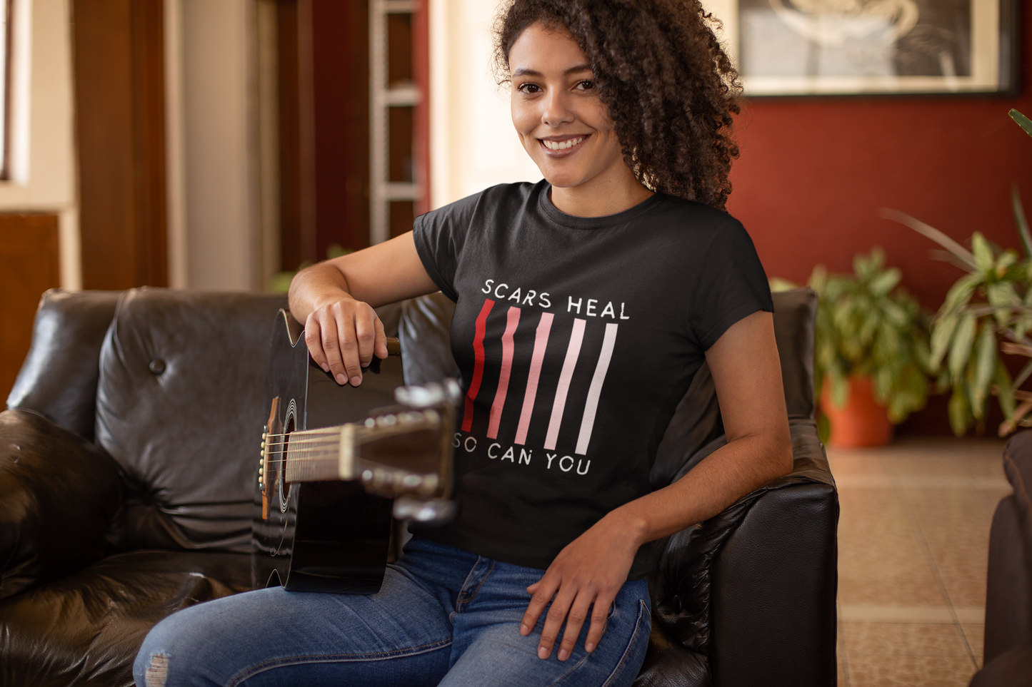 Lines of Healing Graphic Tee (Front)