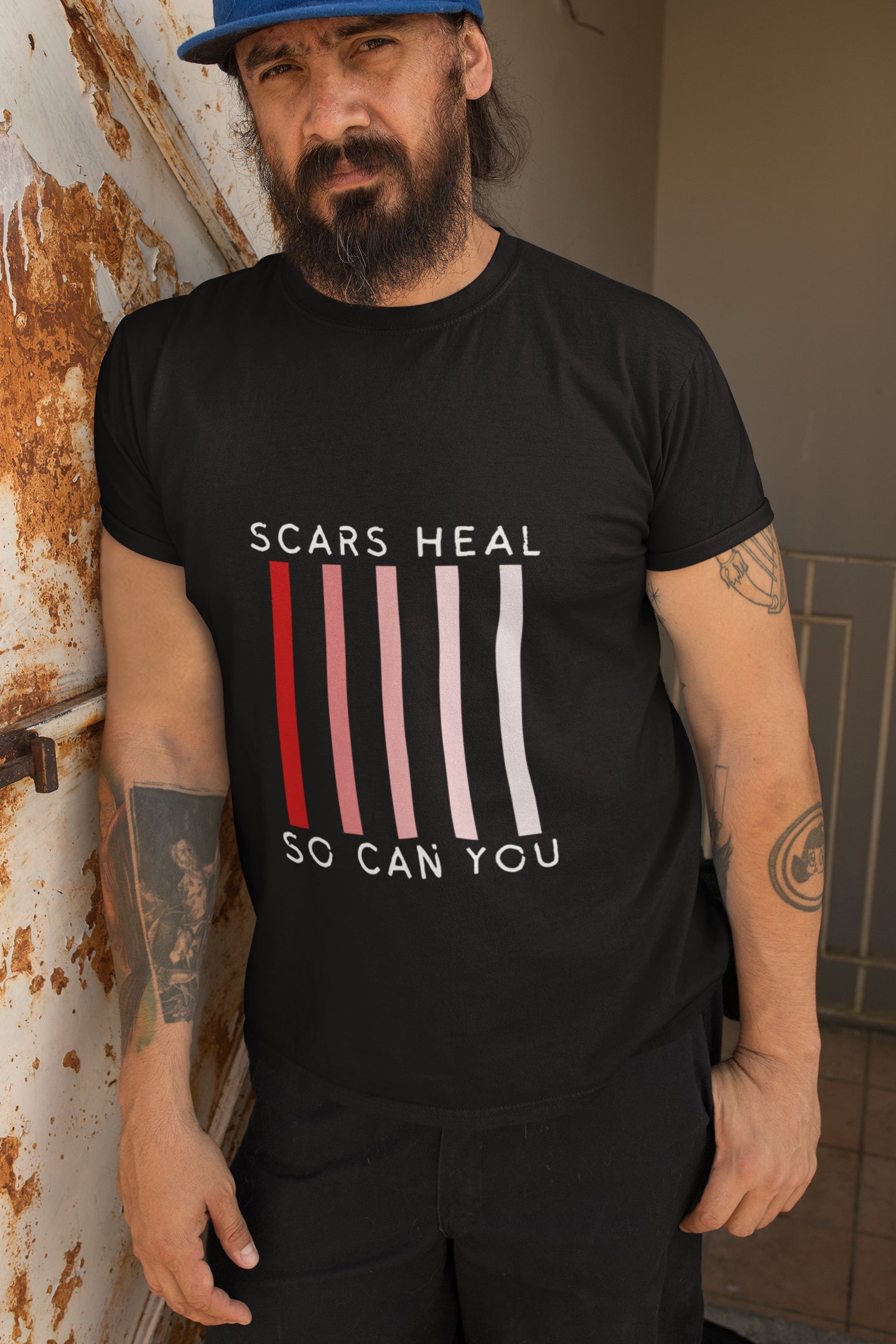 Lines of Healing Graphic Tee (Front)