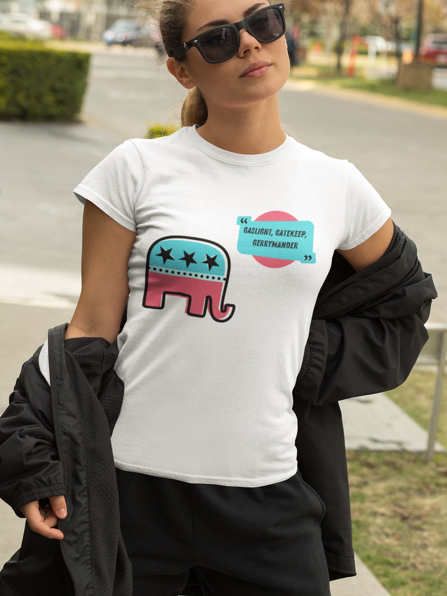 Gaslight, Gatekeep, Gerrymander Graphic Tee