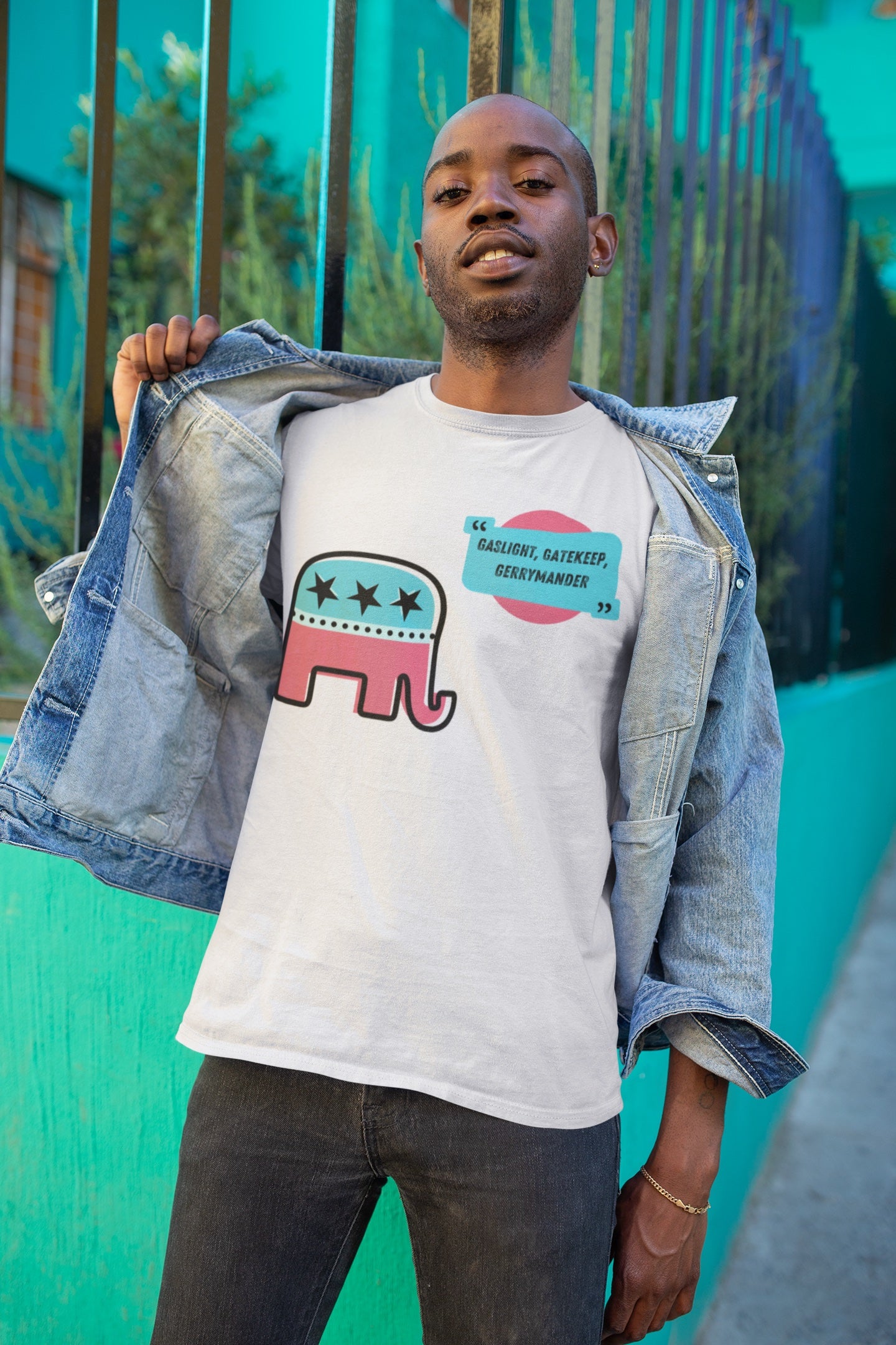 Gaslight, Gatekeep, Gerrymander Graphic Tee
