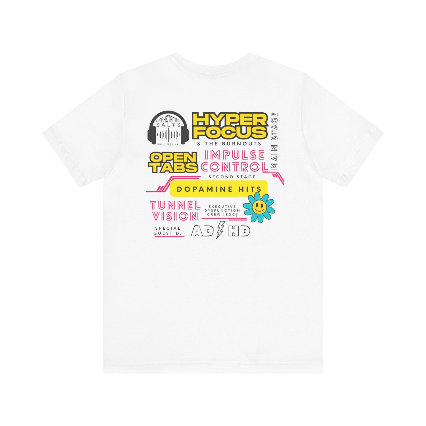 No Worries Tour - Amphetamine Salts Music Festival Shirt