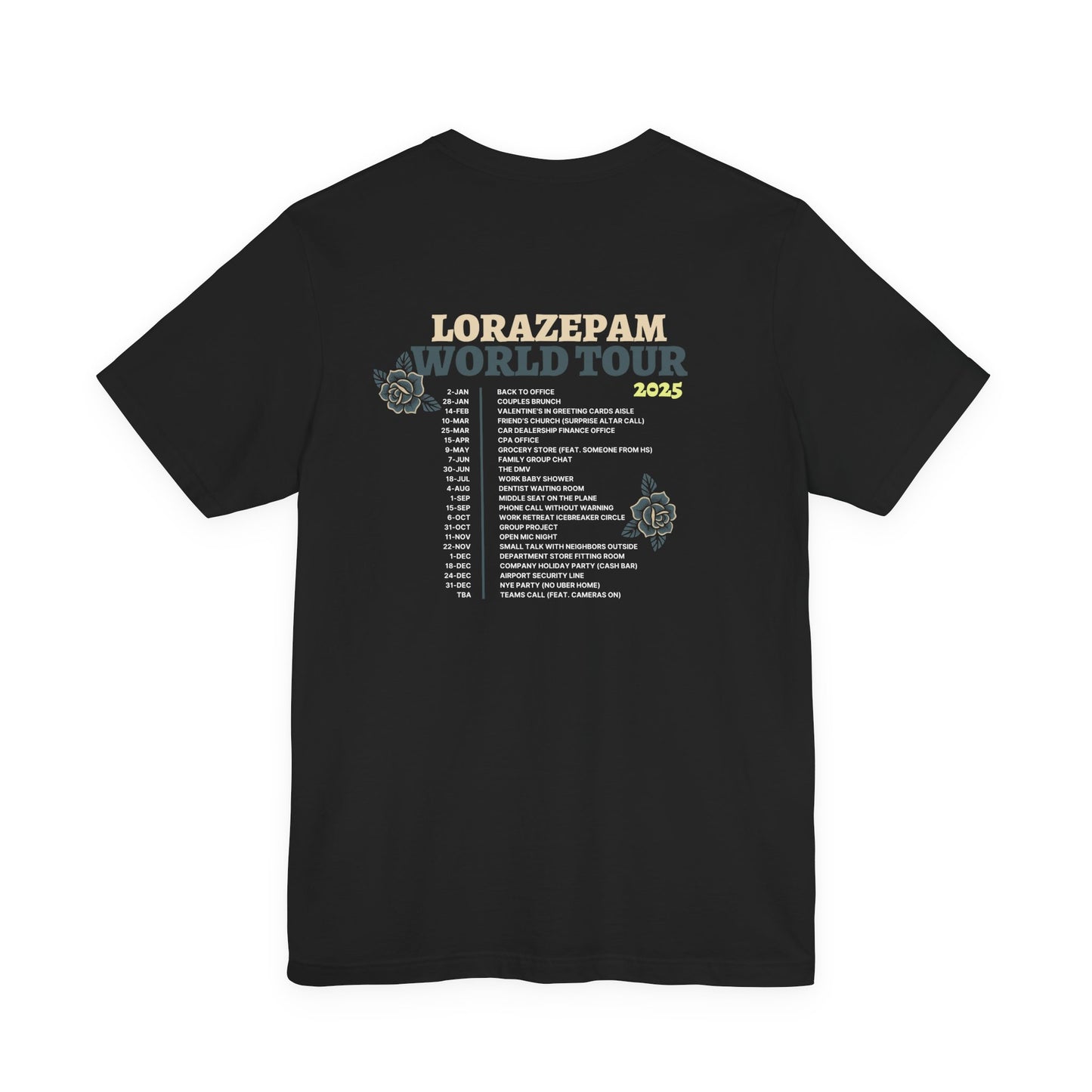 Lorazepam World Tour Vintage Concert Tee