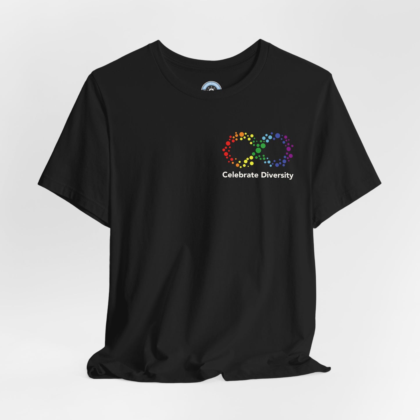 Celebrate Diversity Graphic T-Shirt, Infinity Symbol Tee for Autism Acceptance Month