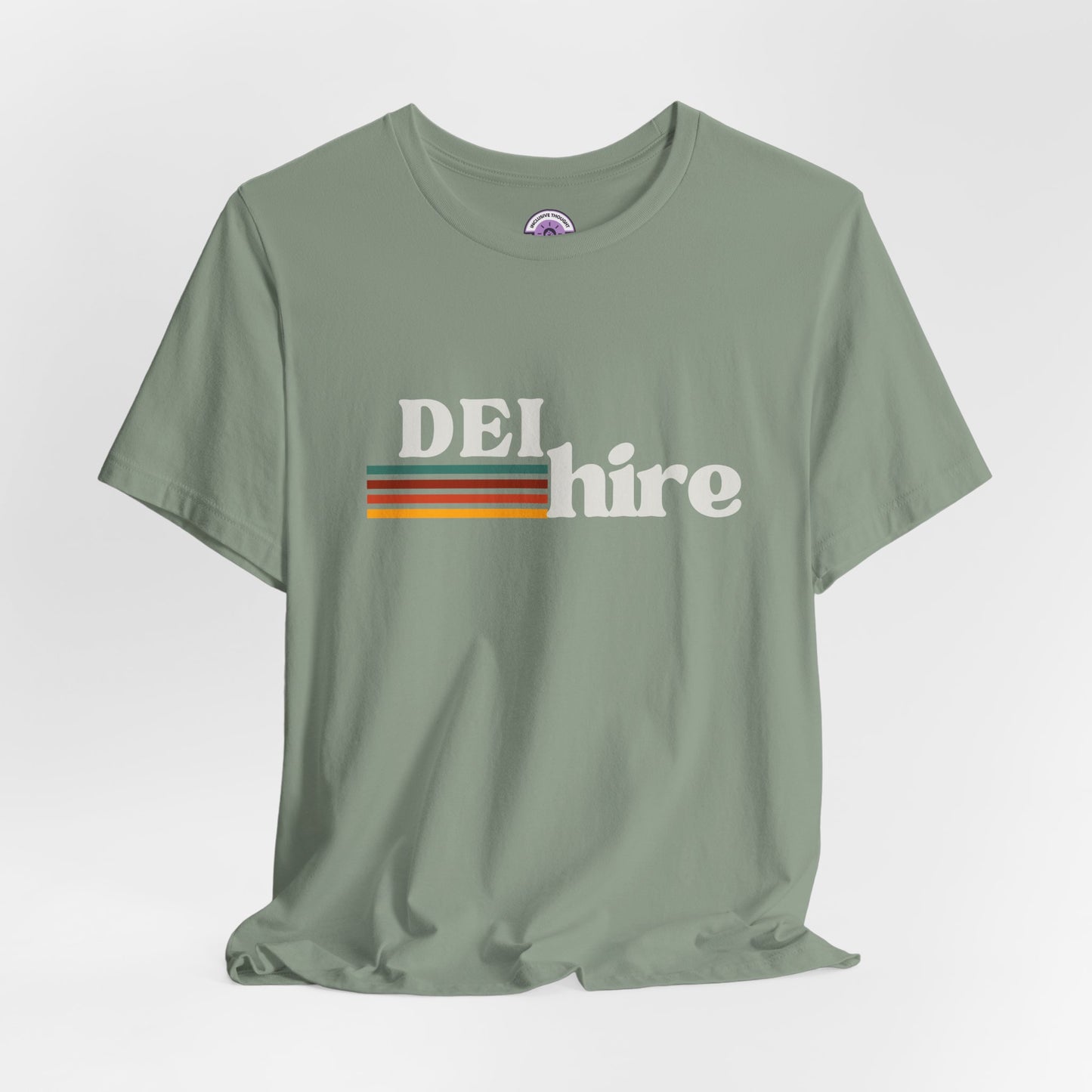 Vintage DEI Hire Graphic Tee, Unisex T-Shirt, Diversity Equity Inclusion Shirt, Retro Tee Shirt, Casual Tee, Jersey T-Shirt