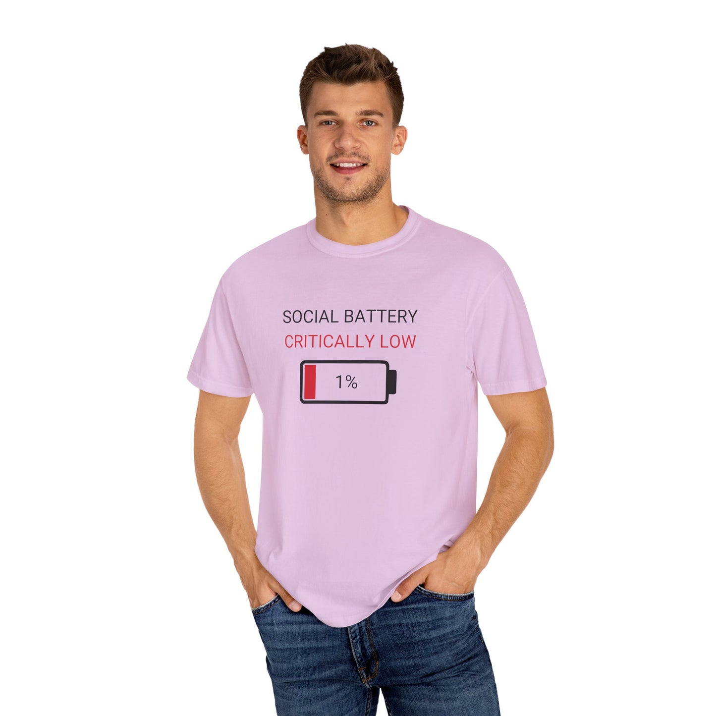 Social Battery Critically Low T-Shirt