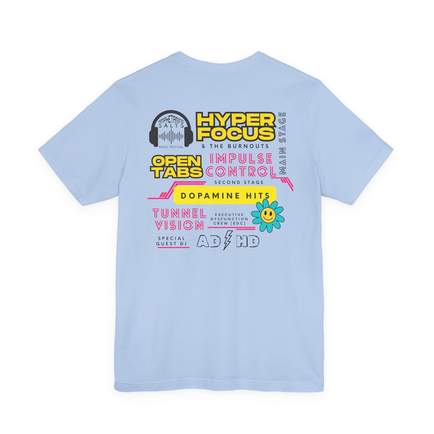 No Worries Tour - Amphetamine Salts Music Festival Shirt