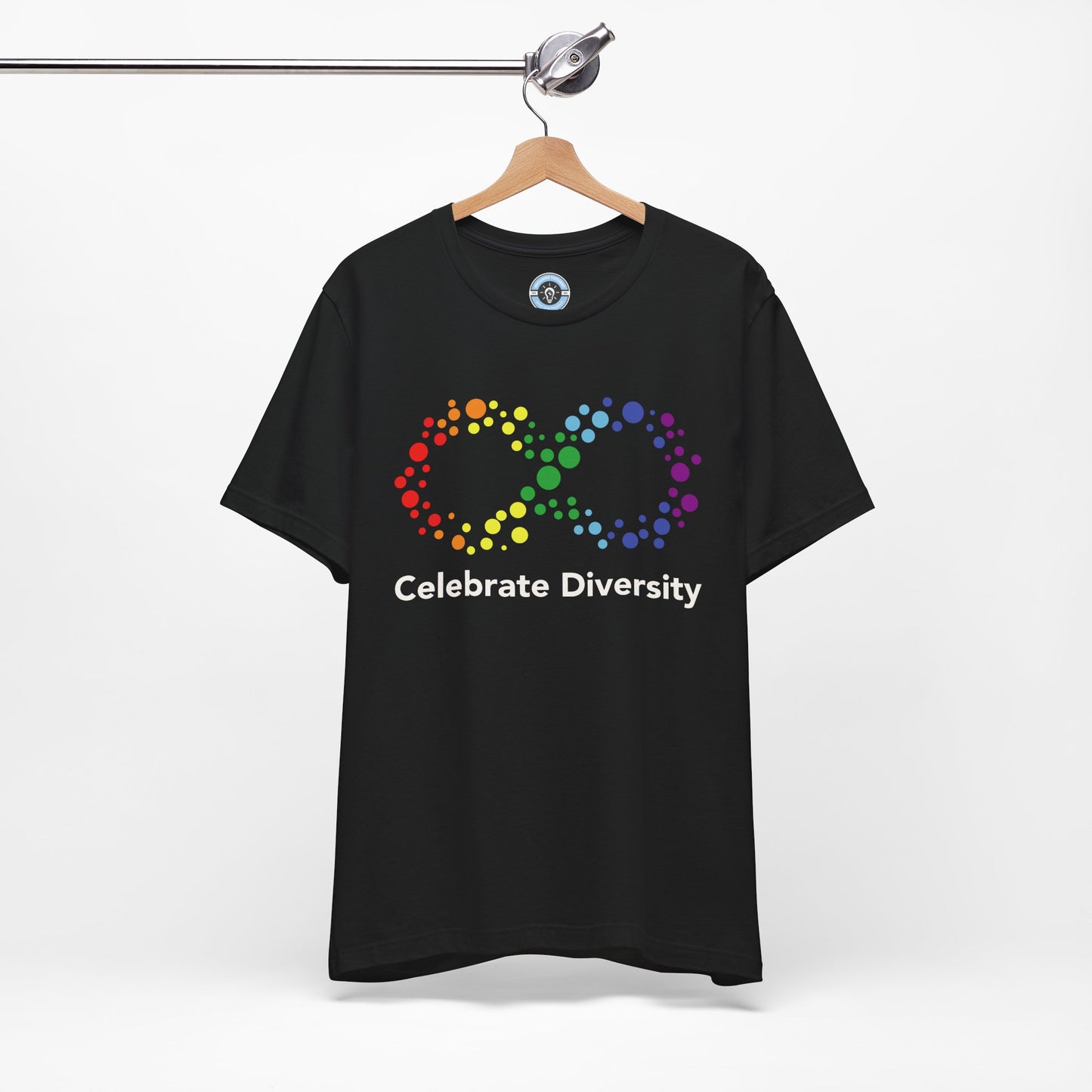 Celebrate Diversity Graphic T-Shirt, Infinity Symbol Tee for Autism Acceptance Month