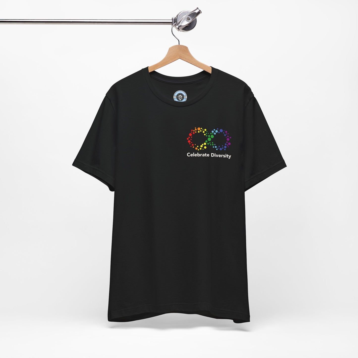 Celebrate Diversity Graphic T-Shirt, Infinity Symbol Tee for Autism Acceptance Month