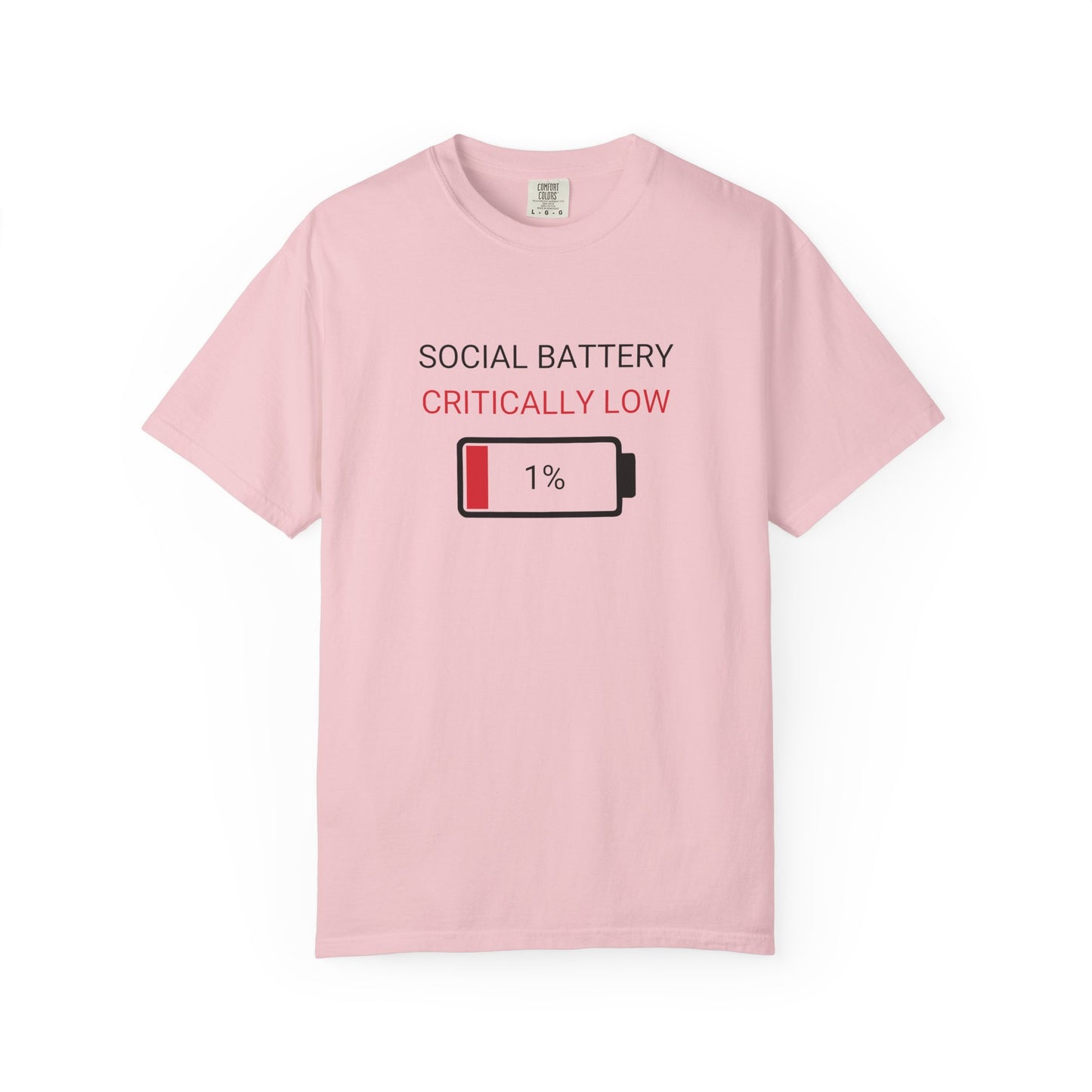 Social Battery Critically Low T-Shirt