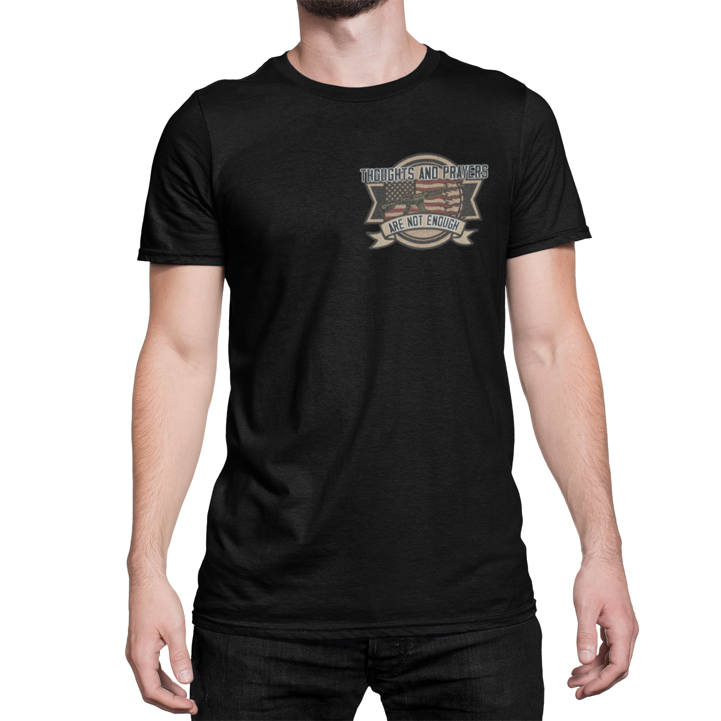 Thoughts and Prayers 2024 US Tour Gun Violence T-Shirt