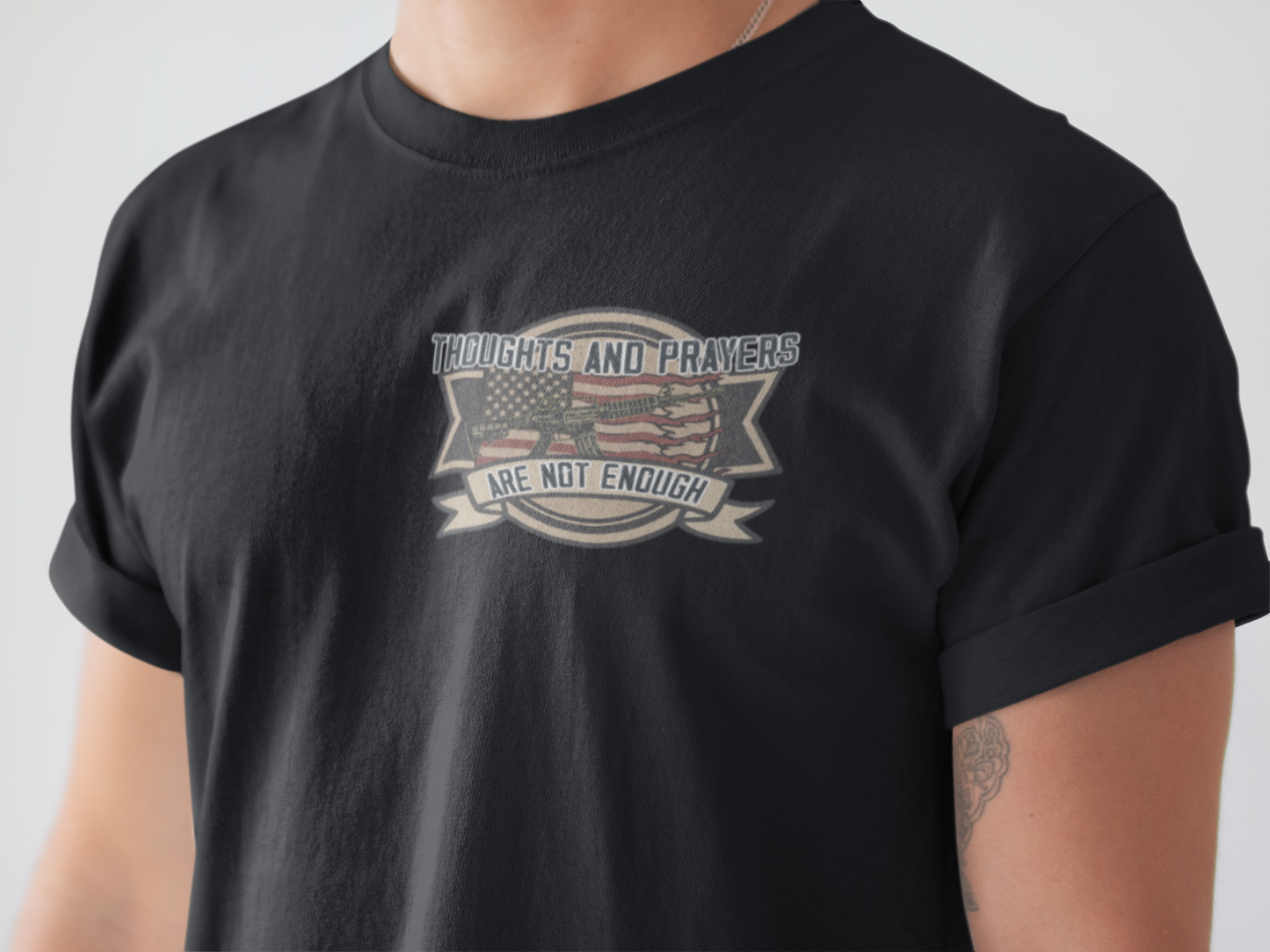Thoughts and Prayers 2024 US Tour Gun Violence T-Shirt