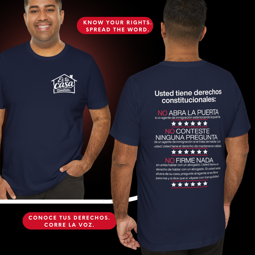 Derechos Constitucionales | Spanish Know Your Rights Tee