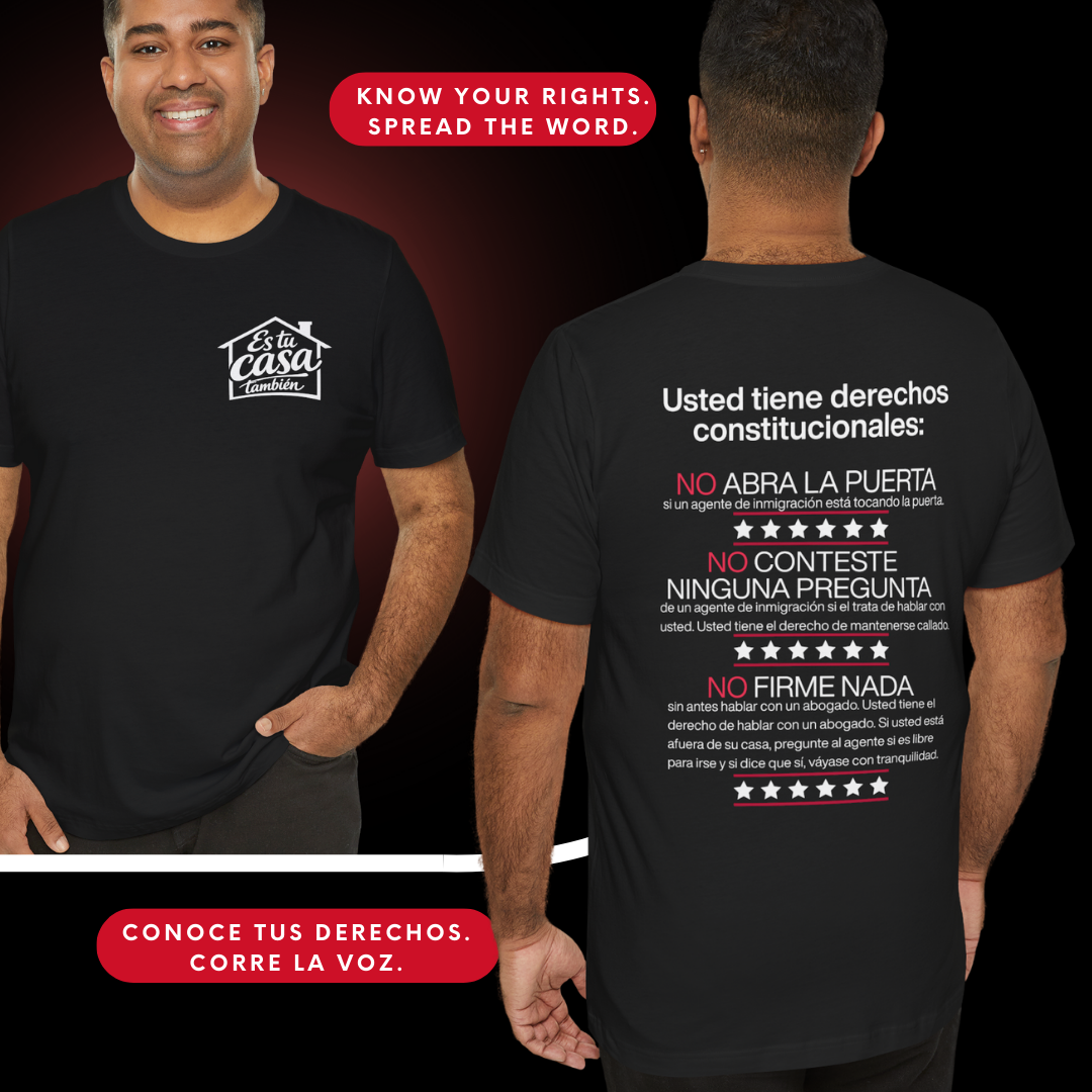 Derechos Constitucionales | Spanish Know Your Rights Tee