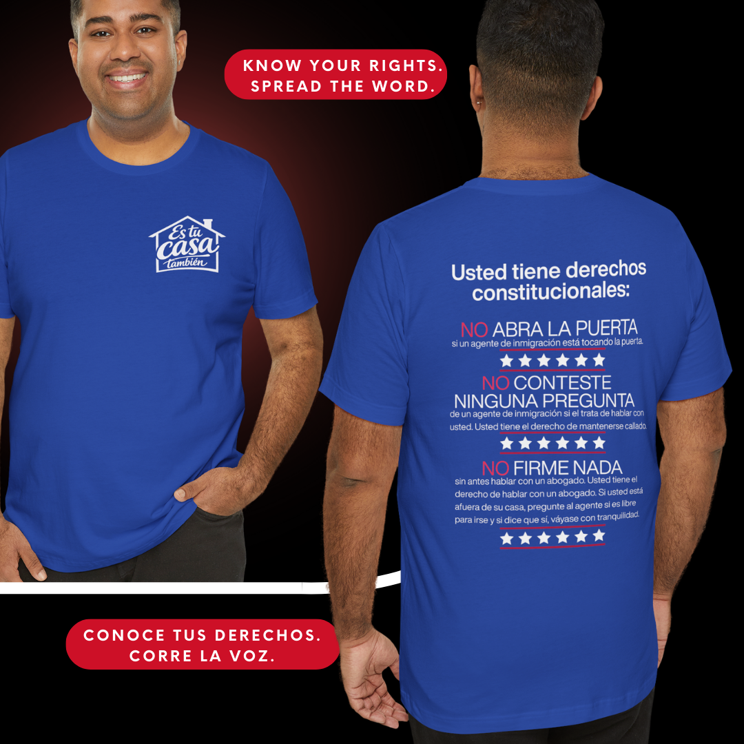 Derechos Constitucionales | Spanish Know Your Rights Tee