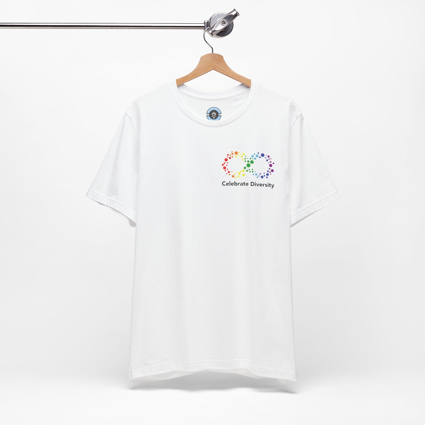 Celebrate Diversity Graphic T-Shirt, Infinity Symbol Tee for Autism Acceptance Month