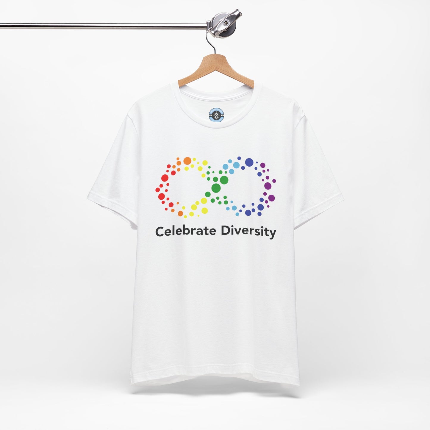 Celebrate Diversity Graphic T-Shirt, Infinity Symbol Tee for Autism Acceptance Month