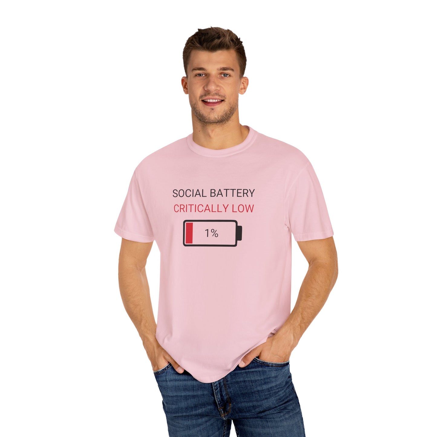 Social Battery Critically Low T-Shirt