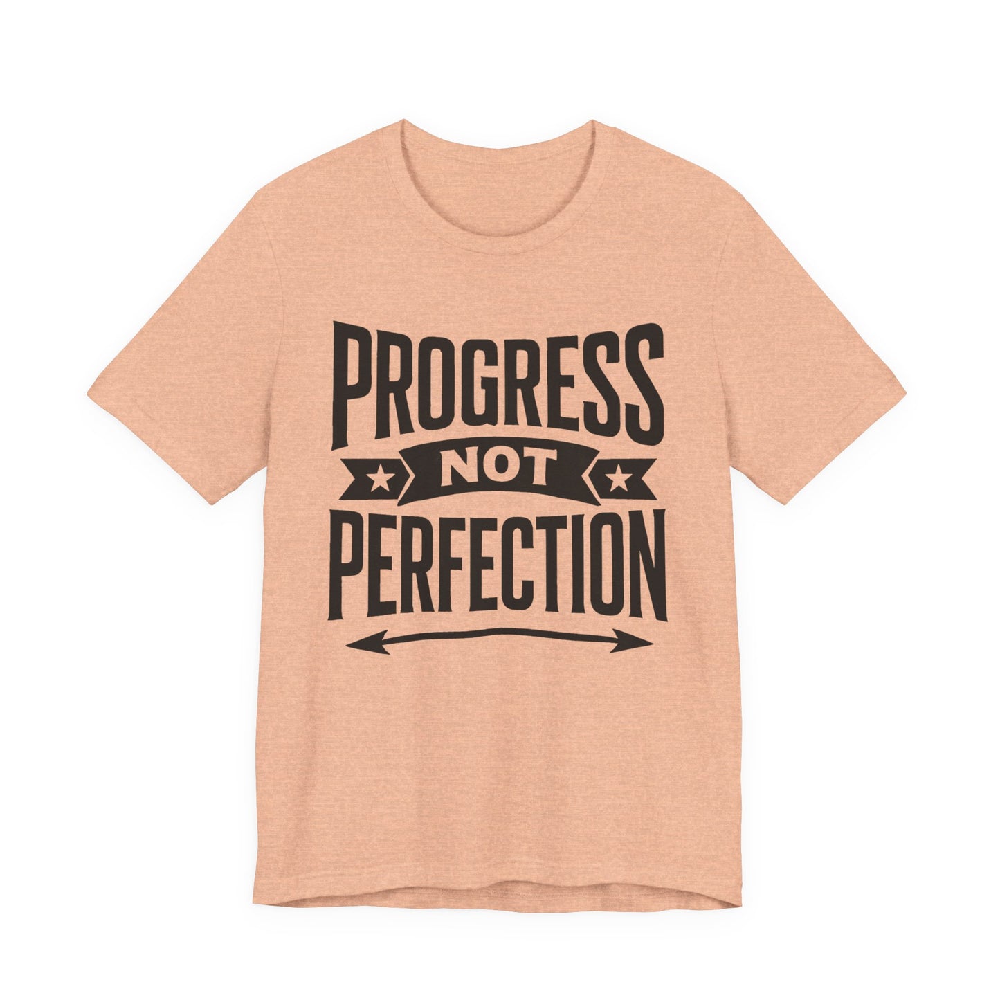 Progress Not Perfection Tee, Motivational Shirt, Unisex Workout Top, Gift for Him/Her, Casual Everyday Wear, Inspirational Clothing