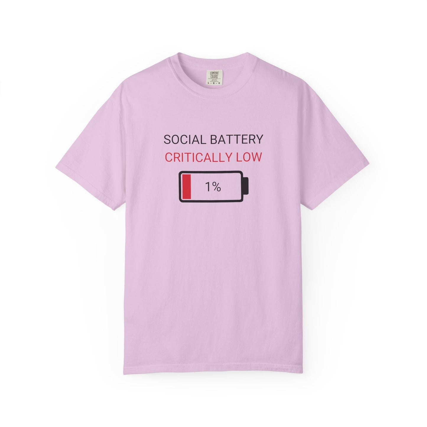Social Battery Critically Low T-Shirt