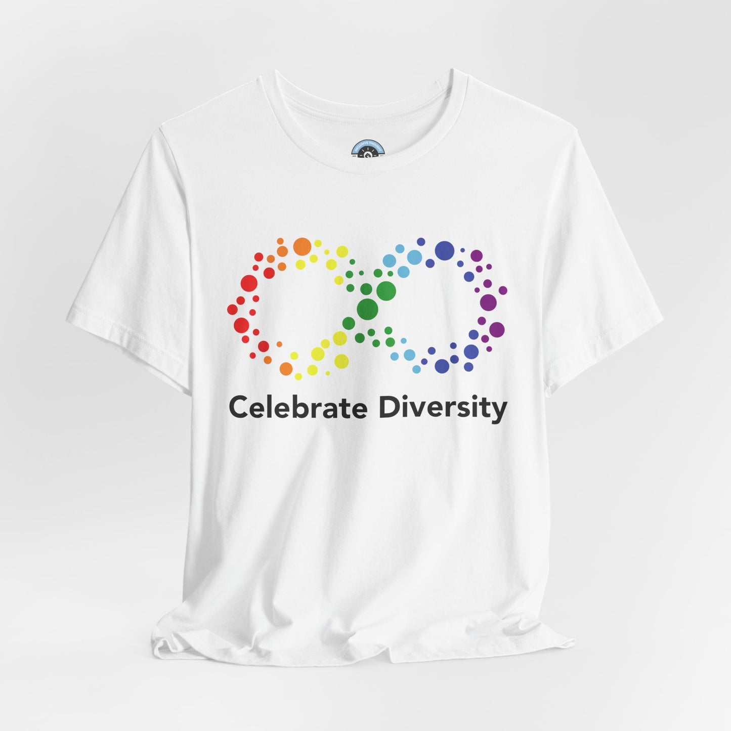Celebrate Diversity Graphic T-Shirt, Infinity Symbol Tee for Autism Acceptance Month