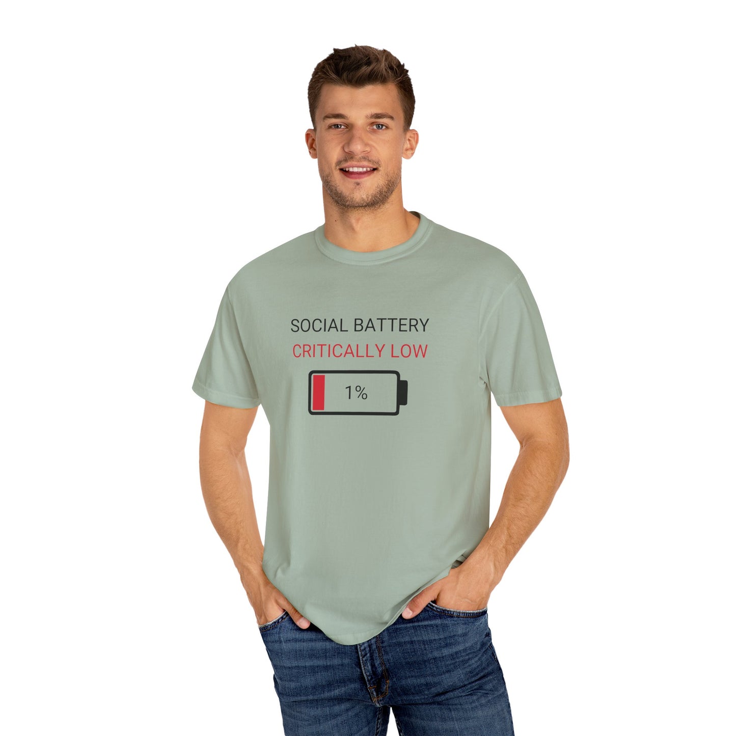 Social Battery Critically Low T-Shirt
