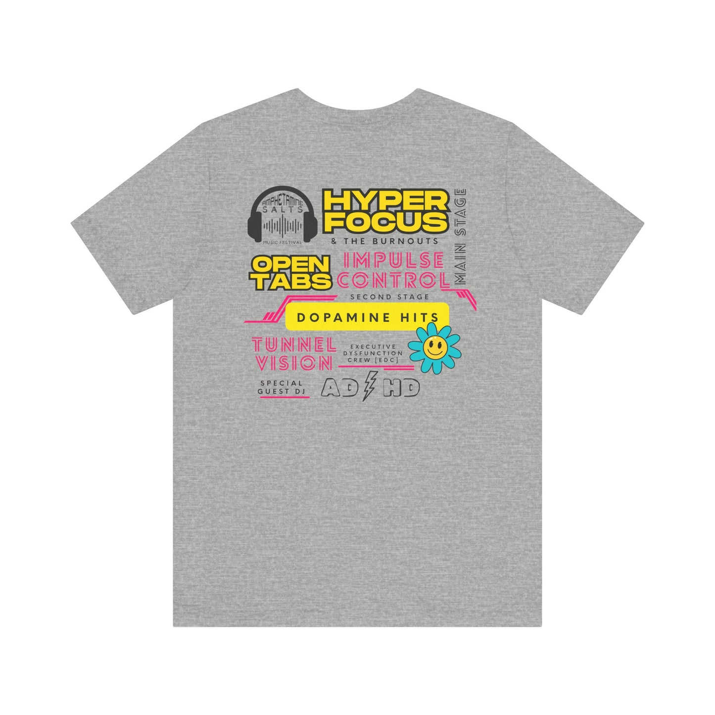 No Worries Tour - Amphetamine Salts Music Festival Shirt